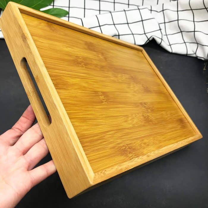 Rectangle Bamboo Wooden Tray