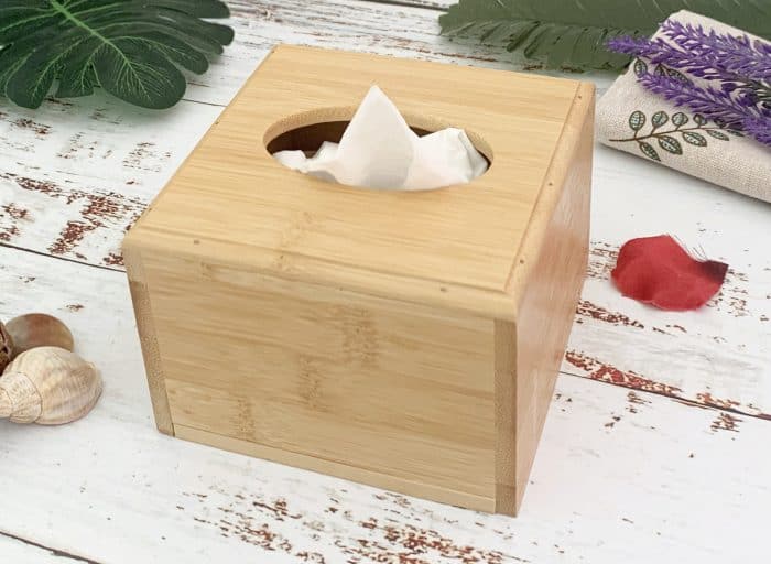 Small Wooden Tissue Box Holder