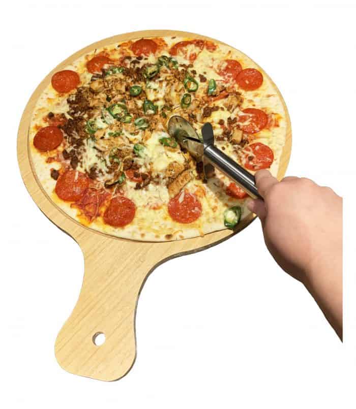 Bamboo Wooden Large Pizza Paddle Cheese Board