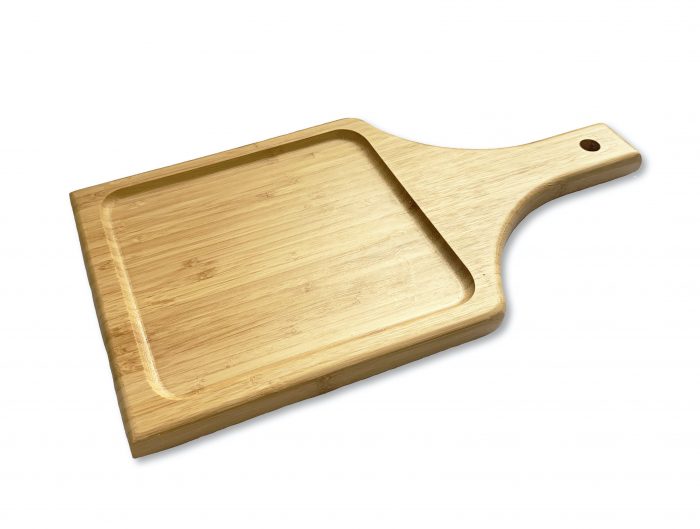 Small Wooden Cheese Board – Food Tray with Handle