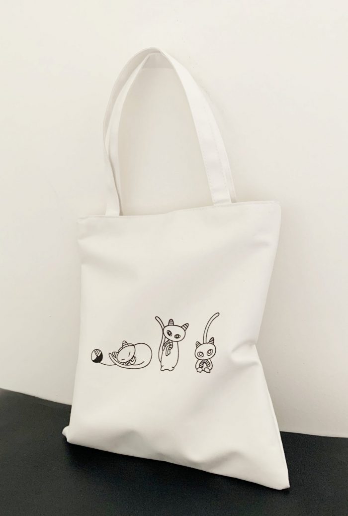 cat canvas bag