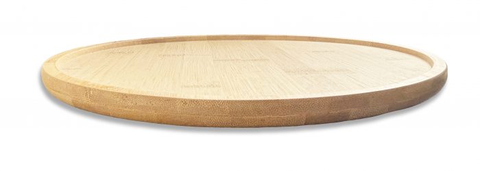 Wooden Turntable Tray – 30cm Large Lazy Susan Rotating Serving Platter