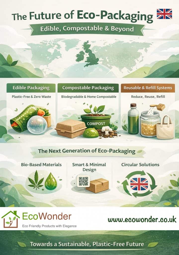 the future of packaging, edible compostable beyond summary image